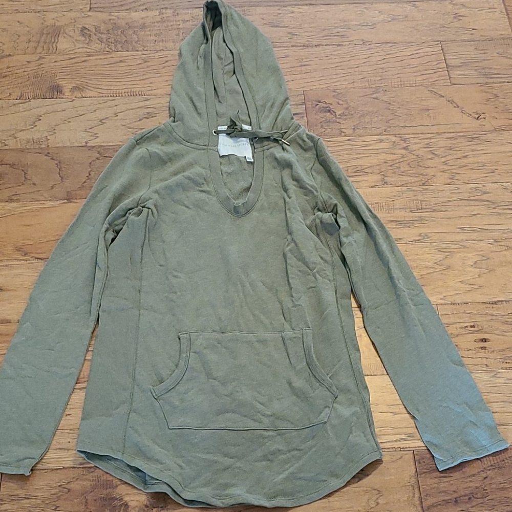 Victoria's Secret long olive green hoodie